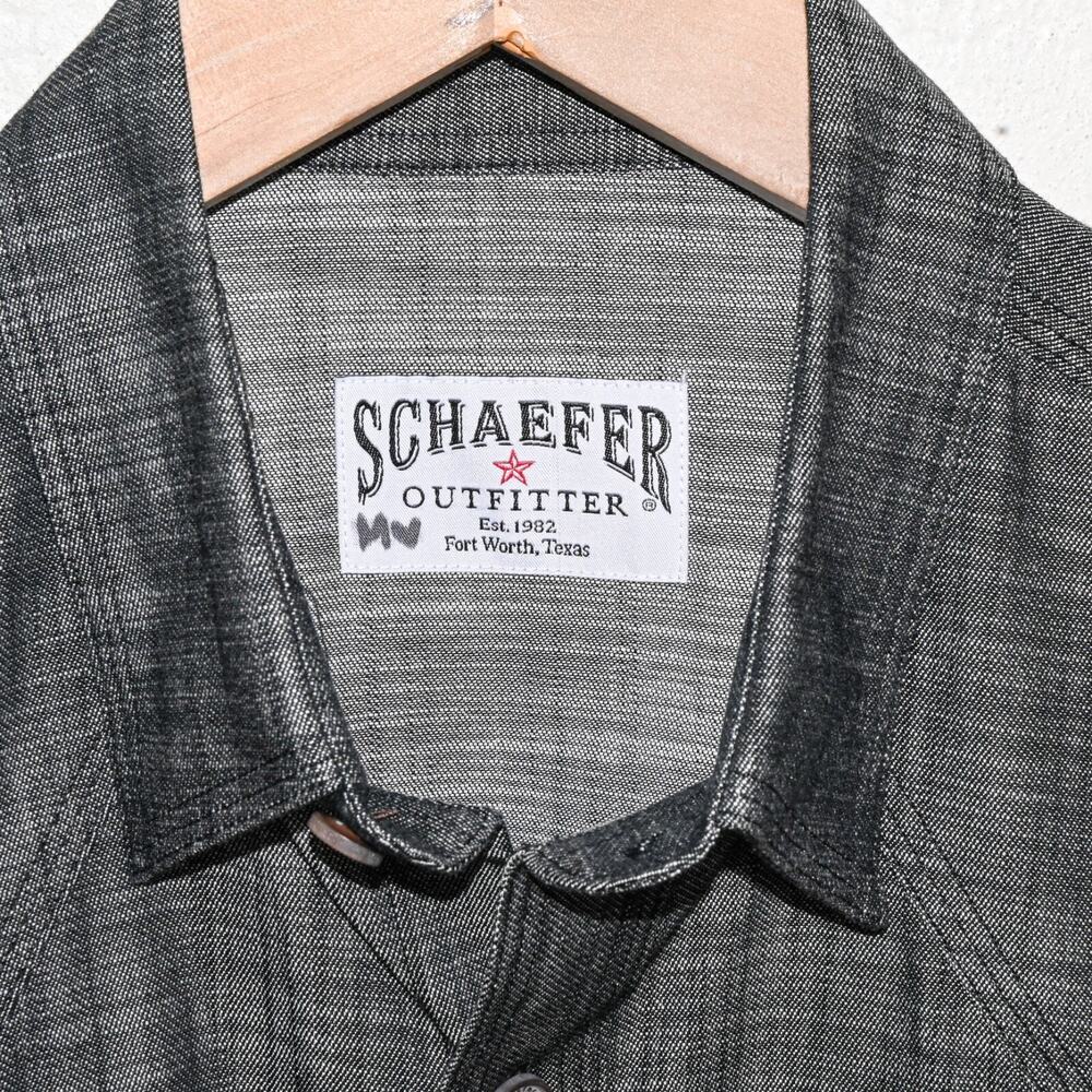 Schaefer Outfitter Medium Western Button up Shirt… - image 4